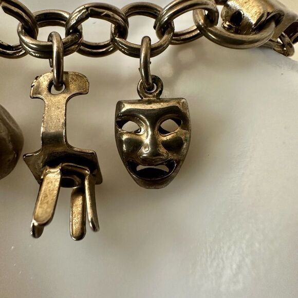 Silver tone charm bracelet - Picture 10 of 10